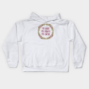 My Body, My Rights, My Choice Kids Hoodie